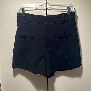 BRAND NEW Zara Black Dress Shorts Sz M